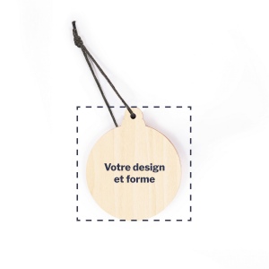 Décoration de sapin sur mesure Yu imprimée sans carte 5