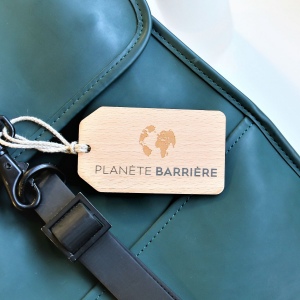 Etiquette de bagage Utopia imprimée sans carte 11