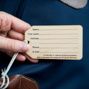 Etiquette de bagage Utopia imprimée sans carte 4