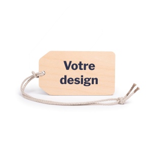 Etiquette de bagage NOMAD imprimée sans carte 2