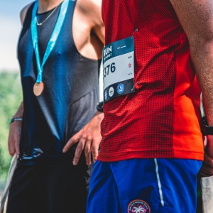 Médaille en bois imprimée avec carte 5