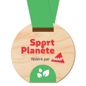 Medaille 'à planter' Sunrise imprimée avec carte 2
