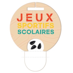 Medaille 'à planter' Sunrise imprimée avec carte 4