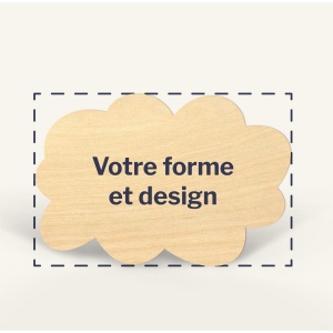 Sticker en bois sur mesure Woodstick 11