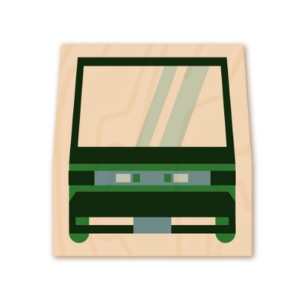Sticker en bois sur mesure Woodstick 5
