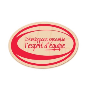Sticker en bois sur mesure Woodstick 9