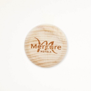 Yoyo en bois gravé 2