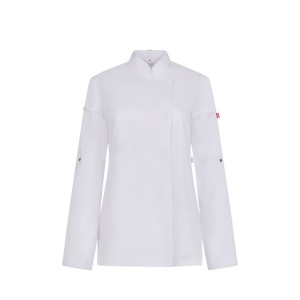 VL THOTH. Veste de cuisine pour femme (190 g/m²) en coton (35 %) et polyester recyclé (65 %) 3