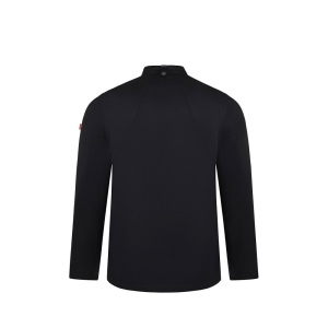 VL AGNI. Veste de cuisine unisexe (190 g/m²) en coton (35 %) et polyester recyclé (65 %) 4