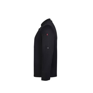 VL AGNI. Veste de cuisine unisexe (190 g/m²) en coton (35 %) et polyester recyclé (65 %) 5