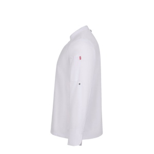 VL AGNI. Veste de cuisine unisexe (190 g/m²) en coton (35 %) et polyester recyclé (65 %) 8