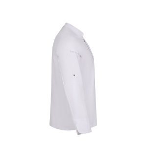 VL AGNI. Veste de cuisine unisexe (190 g/m²) en coton (35 %) et polyester recyclé (65 %) 9