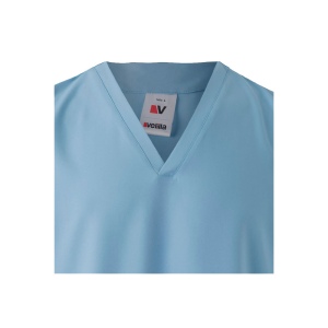 VL FLORA. Tunique à manches courtes (140 g/m²) en microfibre 100 % 60