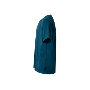VL FLORA. Tunique à manches courtes (140 g/m²) en microfibre 100 % 64