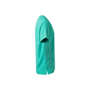 VL FLORA. Tunique à manches courtes (140 g/m²) en microfibre 100 % 66