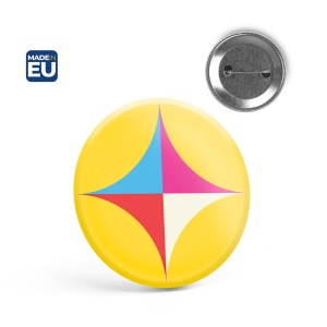 Button P'IN 9. Button P'IN 9. Pin's rond avec épingle