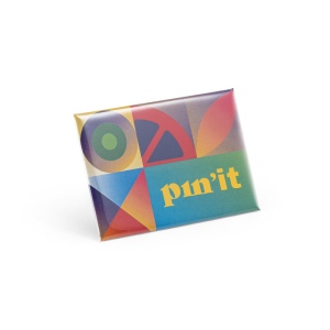 Button P'IN 15. Button P'IN 15. Pin's rectangulaire avec aimant 2