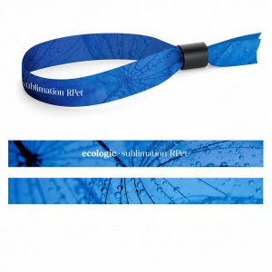 Échantillon imprimé de Bracelet Lanyard SUBLIMATION Slim II (15 mm) en polyester recyclé (100 % rPET) 2