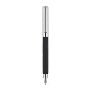 SLAUGHTER. Stylo à bille documentaire en acier inoxydable avec une finition brillante et une encre noire 3