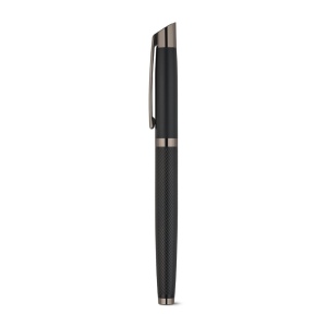 KINGSLEY. Ensemble composé d'un stylo à bille et d'un stylo roller en aluminium, avec encre bleue Dokumental® 9