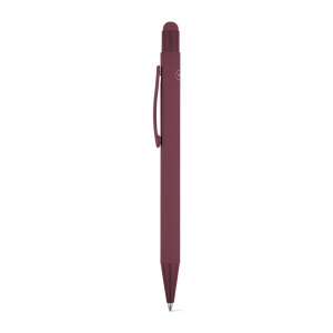 CLINT TOUCH. Stylo à bille au design moderne, fabriqué à partir d'aluminium recyclé (100% rAL), avec une finition en caoutchouc 18
