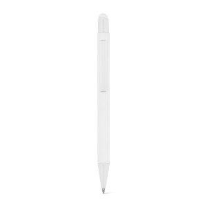 CLINT TOUCH. Stylo à bille au design moderne, fabriqué à partir d'aluminium recyclé (100% rAL), avec une finition en caoutchouc 13