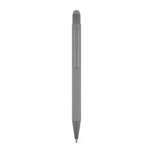 CLINT TOUCH. Stylo à bille au design moderne, fabriqué à partir d'aluminium recyclé (100% rAL), avec une finition en caoutchouc 15