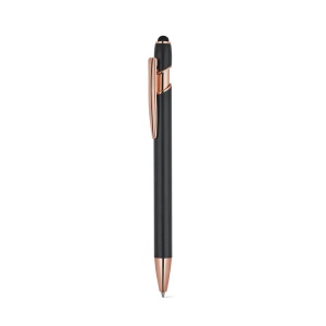 NEIL ROSE. Stylo à bille en aluminium recyclé (100% rAL), avec une finition mate et une encre bleue 2