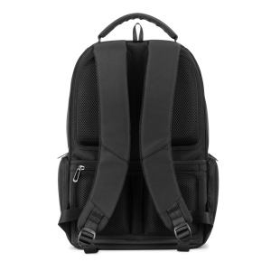 BOSTON SOLID. Sac à dos pour ordinateur portable (17") en nylon 150D avec 2 compartiments rembourrés 6