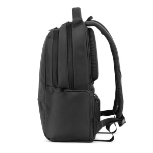 BOSTON SOLID. Sac à dos pour ordinateur portable (17") en nylon 150D avec 2 compartiments rembourrés 8