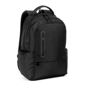 BOSTON SOLID. Sac à dos pour ordinateur portable (17") en nylon 150D avec 2 compartiments rembourrés 2