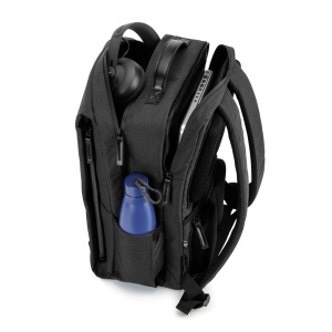 GLASGOW. Sac à dos pour ordinateur portable (17 pouces) en polyester recyclé 600D haute densité (20L) 17
