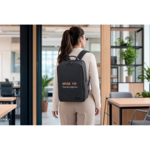 GLASGOW. Sac à dos pour ordinateur portable (17 pouces) en polyester recyclé 600D haute densité (20L) 6