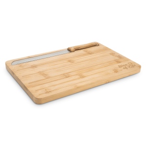 CATCHER. Planche à découper le pain en bambou avec couteau inclus 4