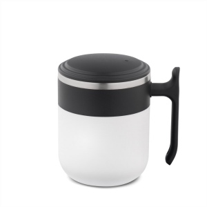 MALDINI. Mug de voyage avec paroi intérieure en acier inoxydable et finition mate, 400 mL 10