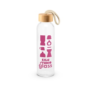 CROSBY. Bouteille en verre avec bouchon en bambou, 520 ml 5