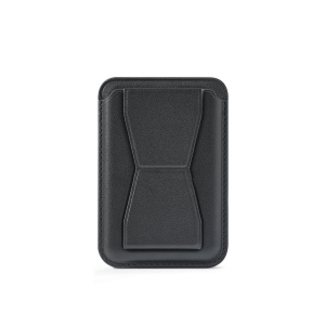 CONNOR. Porte-cartes magnétique en cuir PU, se fixe facilement à l'arrière de votre téléphone portable, avec blocage RFID 3