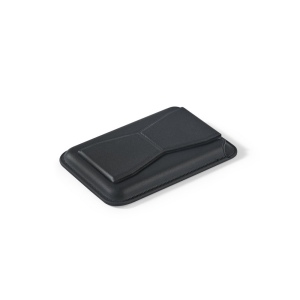 CONNOR. Porte-cartes magnétique en cuir PU, se fixe facilement à l'arrière de votre téléphone portable, avec blocage RFID 2