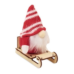 Lutin sur un traîneau en bois - FROSTY SLEIGH
