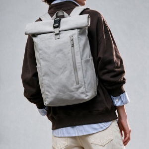 Sac à dos Osaka 16 L. rCotton. Fermeture à enroulement et boucle 9