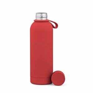 Gourde Hudson 540 ml. Double paroi, étanche. Finition caoutchouc 18