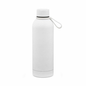 Gourde Hudson 540 ml. Double paroi, étanche. Finition caoutchouc 20