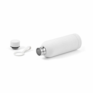 Gourde Hudson 540 ml. Double paroi, étanche. Finition caoutchouc 21