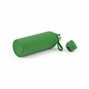 Gourde Hudson 540 ml. Double paroi, étanche. Finition caoutchouc 35