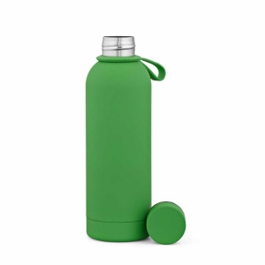 Gourde Hudson 540 ml. Double paroi, étanche. Finition caoutchouc 36