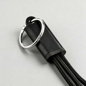 Lavoisier Câble 3-en-1 en rPVC. 10 W. Avec porte-clés 4
