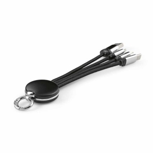 Câble Boyle 4-en-1 en rABS. 10W, porte-clés et logo rétroéclairé 3