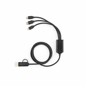 Turing Câble 5-en-1 en rPVC. 1,2 m. 10 W 5