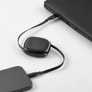 Yalow Câble Charge rapide USB-C vers USB-C rétractable. 60 W 4