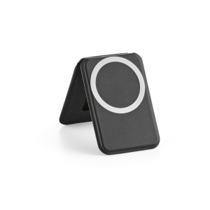 Porte-cartes et support pour téléphone 2-en-1 Hilbert. Cuir vegan 3